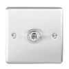 Eurolite Ent1Swss 1 Gang 10Amp 2Way Switch Satin Enhance Range