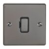 Eurolite Enuswfbnb 13Amp Unswitched Fuse Spur Black Nickel Enhance Range Black Trim