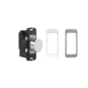 Eurolite Gd400-Ss 400W 2 Way Push On/Off Dimmer Switch Stainless Steel Black/White Trim