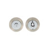 CARLISLE BRASS - GK4004SNCP-BP TURN & RELEASE ON CONCEALED FIX ROUND ROSE SATIN NICKEL/POLISHED CHROME