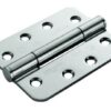 CARLISLE BRASS - H3N1207-14BSS-R CE14 100 X 75 X 3MM CONCEALED BEARING TRIPLE KNUCKLE HINGE - RADIUS