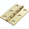 CARLISLE BRASS - HDSW1-BP 76 X 50 X 2MM DOUBLE STEEL WASHERED BUTT HINGE
