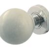 Frelan - JH5214PC White Marble Mortice Knob