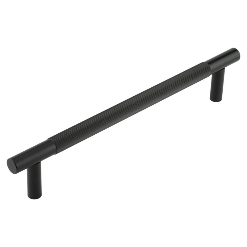 Venice Linear Knurled 300x19mm Black Pull Handle 3 Venice Linear Knurled 300x19mm Black Pull Handle