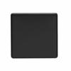 Eurolite Mb1B Single Blank Round Edge Matt Black Plate