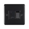 Eurolite Stainless steel Switched Fuse Spur - Matt Black