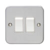 Eurolite Mc2Sww 2 Gang 10Amp 2Way Switch Metal Clad