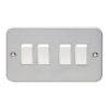 Eurolite Mc4Sww 4 Gang 10Amp 2Way Switch Metal Clad