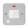 Eurolite Mcswfnfow 13Amp Switched Fuse Connection Unit Flex Outlet With Neon Metal Clad