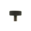 Millhouse Brass Hargreaves Disc Knurled Cabinet Knob on Concealed Fix - Urban Dark Bronze MHCK1935UDB