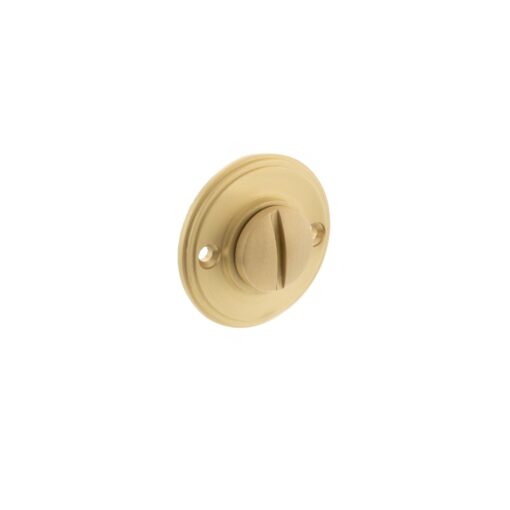 Millhouse Brass Solid Brass Oval WC Turn and Release - Satin Brass MHOWCSB