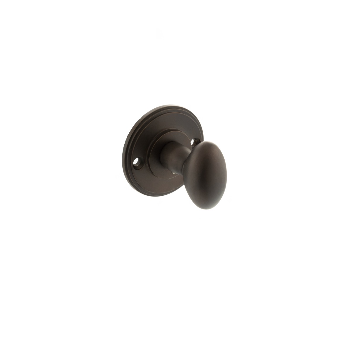Millhouse Brass Solid Brass Oval WC Turn and Release - Urban Dark Bronze MHOWCUDB