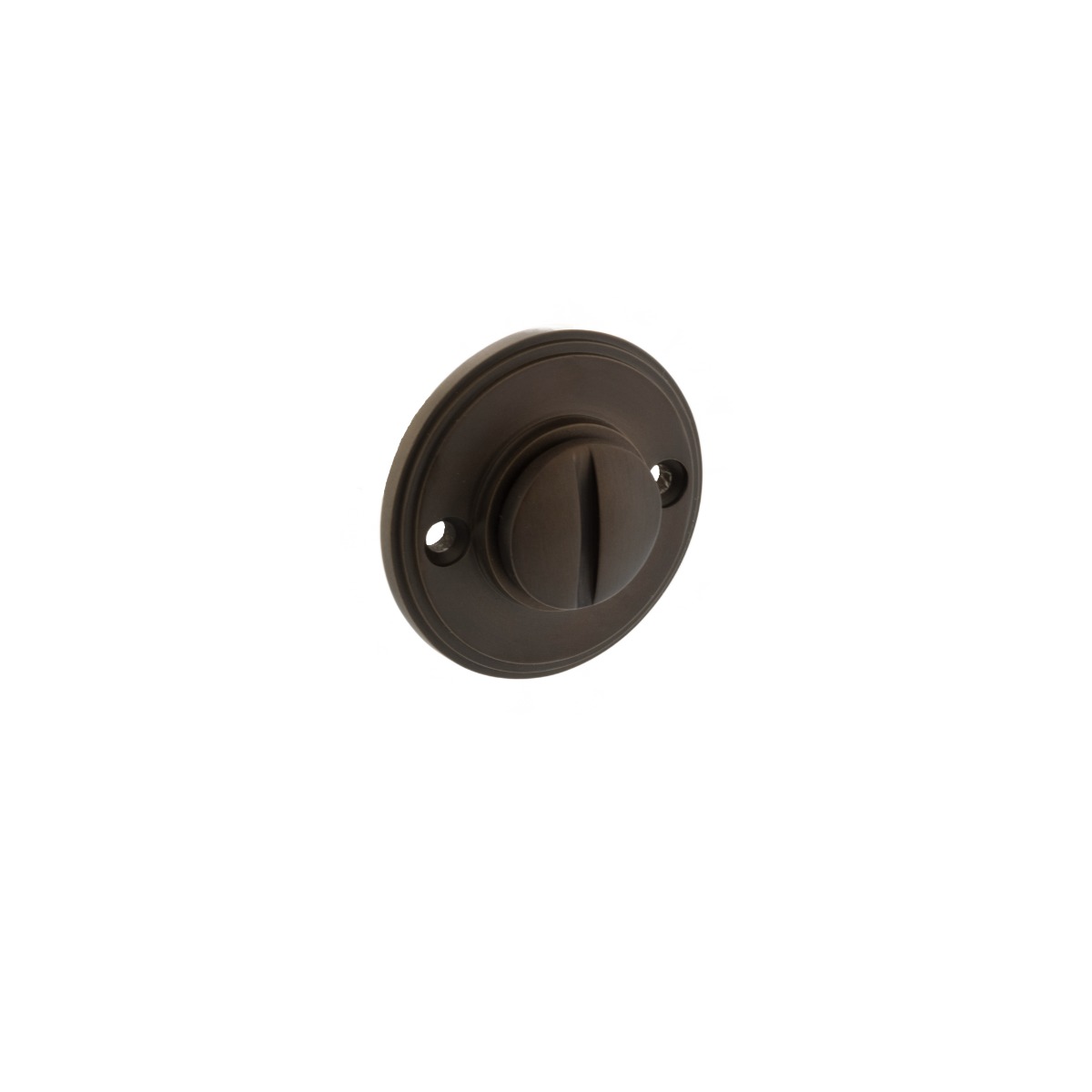 Millhouse Brass Solid Brass Oval WC Turn and Release - Urban Dark Bronze MHOWCUDB