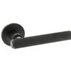 Millhouse Brass Stephenson Designer Lever on 5mm Slimline Round Rose - Matt Black MHSR250MB