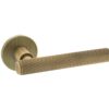 Millhouse Brass Stephenson Designer Lever on 5mm Slimline Round Rose - Yester Bronze MHSR250YB