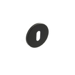 Millhouse Brass Key Escutcheon on 5mm Slimline Round Rose - Urban Dark Bronze MHSRKUDB