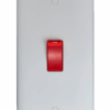 Eurolite Pl3290 Enhance White Plastic 45A Dp Switch Double Plate