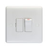 Eurolite Pl4220 Enhance White Plastic 13A Switched Fused Spur Unit With Flex Outlet From Base