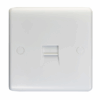 Eurolite Pl4381 Enhance White Plastic 1 Gang Tel Socket Secondary