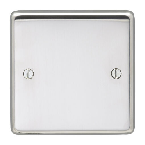 Eurolite Pss1B Single Blank Round Edge Polished Stainless Steel Plate