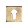 CARLISLE BRASS - QE001AB ESCUTCHEON - EURO PROFILE ON CONCEALED FIX SQUARE ROSE BGO (BRUSHED BRONZE MATT) ARTQE