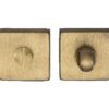 CARLISLE BRASS - QT004AB TURN & RELEASE ON CONCEALED FIX SQUARE ROSE (ART LM 40/QES) BGO (BRUSHED BRONZE MATT)