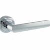 STATUS Michigan Lever on Round Rose - Polished Chrome