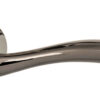 STATUS Texas Lever on Round Rose - Black Nickel