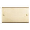 Eurolite Sb2B Double Blank Round Edge Satin Brass Plate