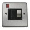 Eurolite Stainless steel Switched Fuse Spur - Satin Stainless Steel