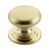 Zoo Hardware TDFK37-BG Round Cabinet knob 37mm Dia. Brushed Gold Finish