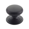 Zoo Hardware Round Cabinet knob 37mm Dia. Matt Black TDFK37-MB