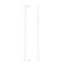 Zoo Hardware TDFPS-224-MW Square Block Cabinet handle 224mm CTC Matt White Finish