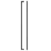 Zoo Hardware TDFPS-448-MB Square Block Cabinet handle 448mm CTC Matt Black Finish
