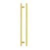 Zoo Hardware TDFPT-192-252BG T Bar Cabinet handle 192mm CTC, 252mm Total length Brushed Gold Finish
