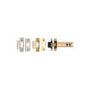 CARLISLE BRASS - TLS5040EB-SSS EASI - T HEAVY SPRUNG TUBULAR LATCH 102MM