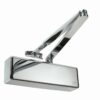 Rutland TS.3204 Door Closer c/w Cover, Flatbar Armset Polished Nickel