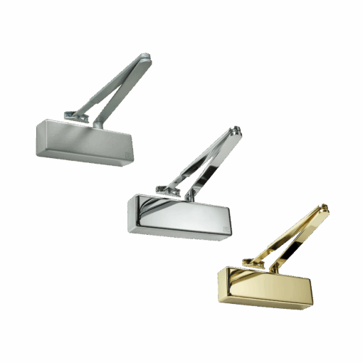 Rutland TS.3204 Door Closer, BC c/w Flatbar Armset Silver