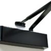 Rutland TS.9205 Door Closer, DABC c/w Semi-Radius Cover, Flatbar Armset Black