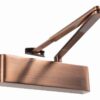 Rutland TS.9205 Door Closer, DABC c/w Semi-Radius Cover, Flatbar Armset Antique Copper