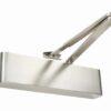 Rutland TS.9206 Door Closer c/w Semi-Radius Cover & Flatbar Armset Polished Stainless Steel