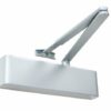 Rutland TS.9206 Door Closer c/w Semi-Radius Cover & Flatbar Armset Silver