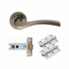 Carlisle Brass Sines Door Pack Satin Nickel/Polished Chrome GK008SNCP/INTB