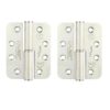 Zoo Hardware VLHR243RS Grade 11 Lift Off Hinge Stainless Steel - Radius - Grade 201 - 102 x 76 x 3mm - Right Hand Satin Stainless