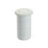 Zoo Hardware ZAS14-PCW Dust socket for flush bolt-concrete 20x38mm - White Finish