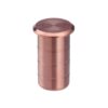 Zoo Hardware ZAS14-TRG Dust socket for flush bolt-concrete 20x38mm - Rose Gold Finish