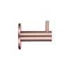 Zoo Hardware ZAS75-TRG Wall Mounted Coat Hook With Rose