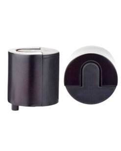 Zoo Hardware ZAS86-ETB Door Stop Floor Mounted - Round - PVD Etna Bronze