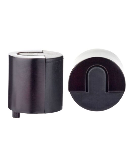 Zoo Hardware ZAS86-ETB Door Stop Floor Mounted - Round - PVD Etna Bronze