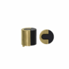 Zoo Hardware ZAS86-FSB Door Stop Floor Mounted - Round - Favo Satin Brass